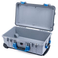 Pelican 1510 Case - Silver & Blue - Empty (Case Only)