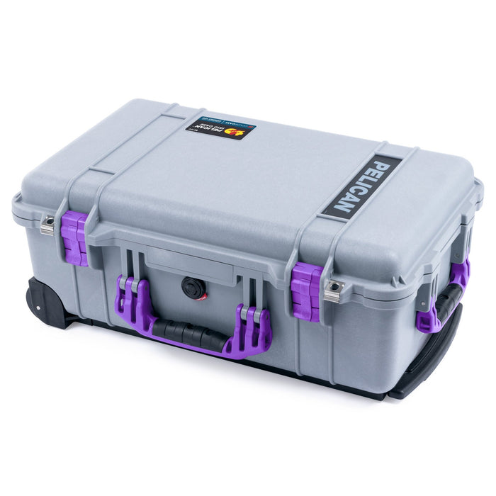 Pelican 1510 Case - Silver & Purple - Empty (Case Only)