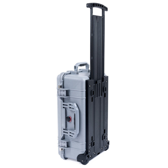 Silver Pelican 1510 Case w/ Silver Handles & Latches - Upright