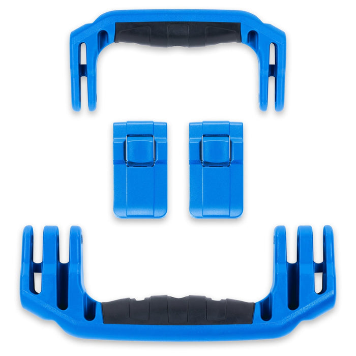 Pelican 1510 Handles & Push-Button Latches Set - Blue -