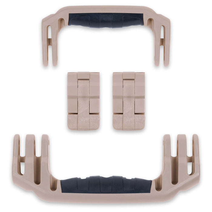 Pelican 1510 Replacement Handles & Latches, Desert Tan (Set of 2 Handles, 2 Latches) ColorCase