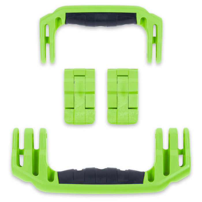 Pelican 1510 Replacement Handles & Latches, Lime Green (Set of 2 Handles, 2 Latches) ColorCase