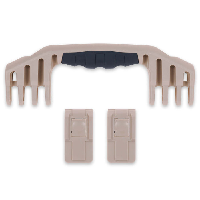 Pelican 1520 Replacement Handle & Latches, Desert Tan (Set of 1 Handle, 2 Push-Button Latches) ColorCase