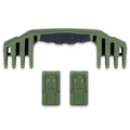 Pelican 1520 Replacement Handle & Latches, OD Green (Set of 1 Handle, 2 Push-Button Latches) ColorCase