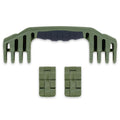 Pelican 1520 Replacement Handle & Latches, OD Green (Set of 1 Handle, 2 Standard Latches) ColorCase