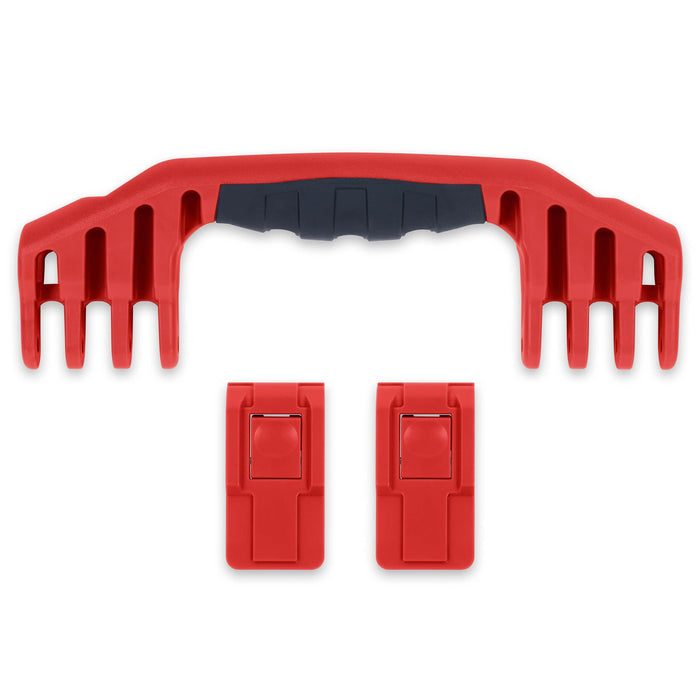 Pelican 1520 Replacement Handle & Latches, Red (Set of 1 Handle, 2 Push-Button Latches) ColorCase