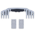 Pelican 1520 Replacement Handle & Latches, Silver (Set of 1 Handle, 2 Push-Button Latches) ColorCase