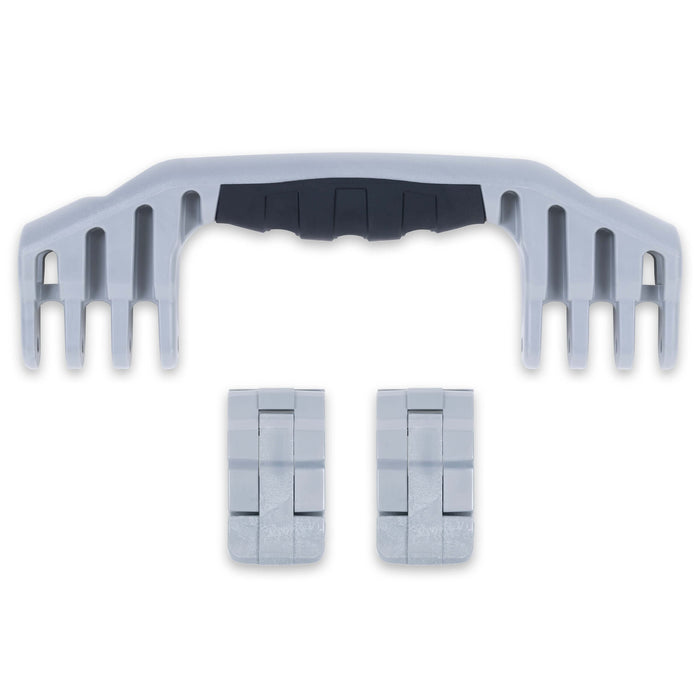 Pelican 1520 Replacement Handle & Latches, Silver (Set of 1 Handle, 2 Standard Latches) ColorCase