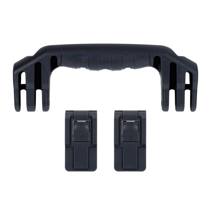 Pelican 1525 Air Replacement Handle & Latches, Black, Push-Button (Set of 1 Handle, 2 Latches) ColorCase