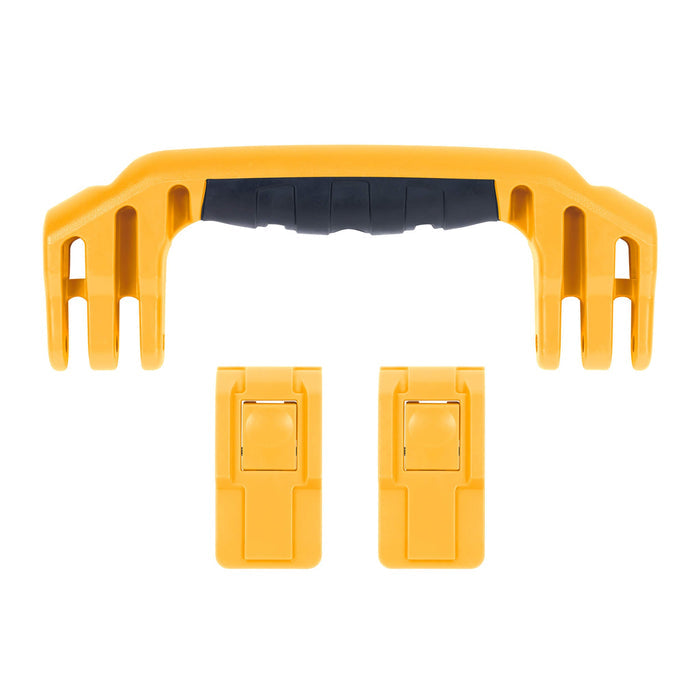 Pelican 1525 Air Replacement Handle & Latches, Yellow, Push-Button (Set of 1 Handle, 2 Latches) ColorCase