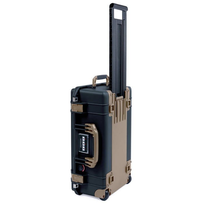 Pelican 1535 Air Carry - on Case - Black & Dark Desert Dirt Trolley - Empty