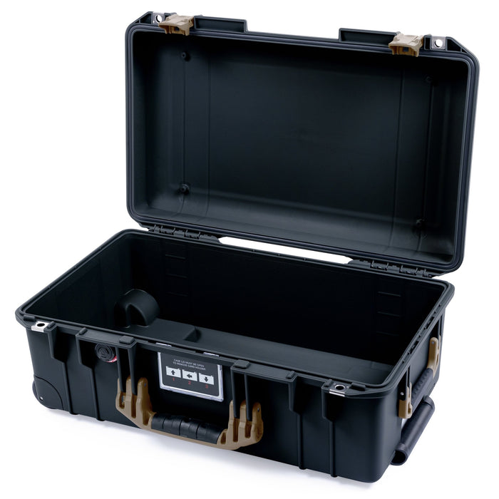 Pelican 1535 Air Carry - on Case - Black & Dark Desert Dirt - Empty