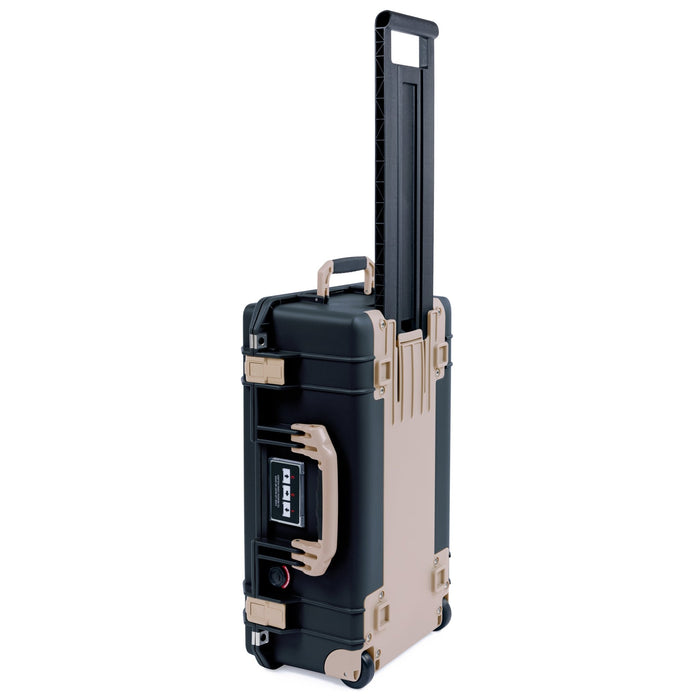 Pelican 1535 Air Carry - on Case - Black & Desert Tan Trolley - Empty