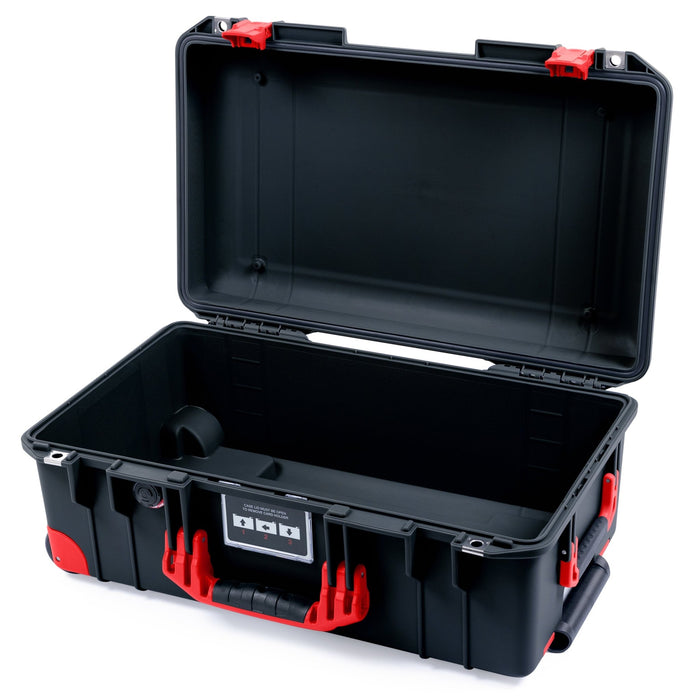 Pelican 1535 Air Carry - on Case - Black & Red Trolley - Empty
