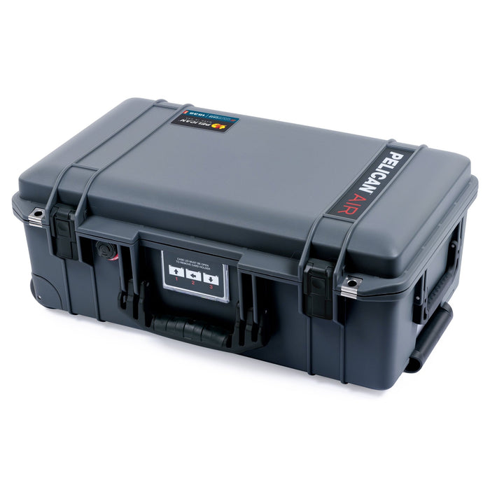 Pelican 1535 Air Carry - on Case - Charcoal & Black - Empty