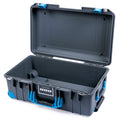 Pelican 1535 Air Carry-on Case - Charcoal & Blue Trolley - Empty