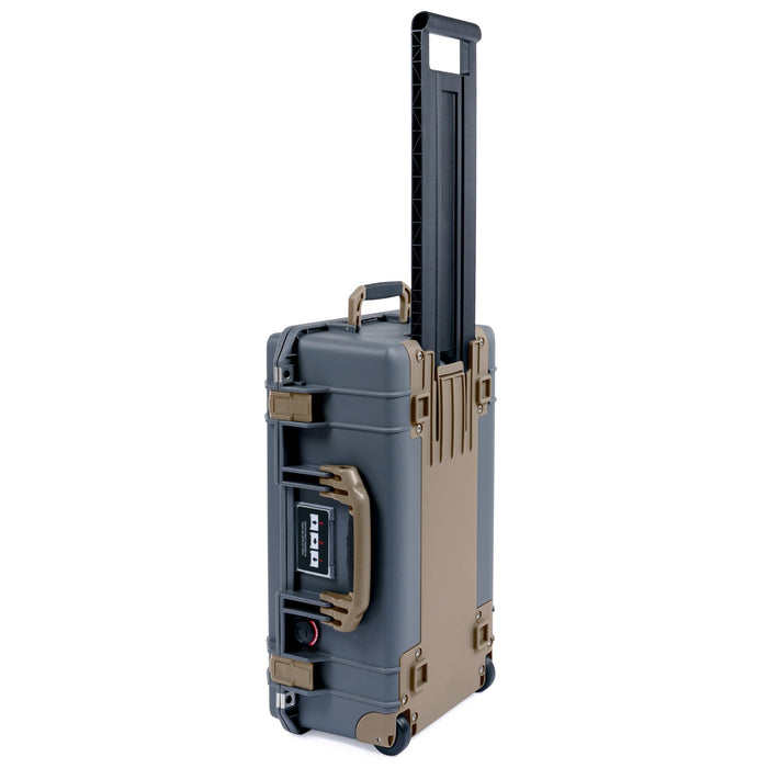 Pelican 1535 Air Carry - on Case - Charcoal & Dark Desert Dirt Trolley - Empty