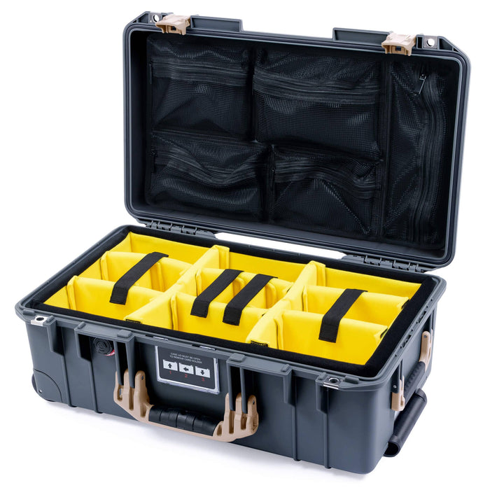 Yellow Padded Dividers / Mesh Lid Organizer