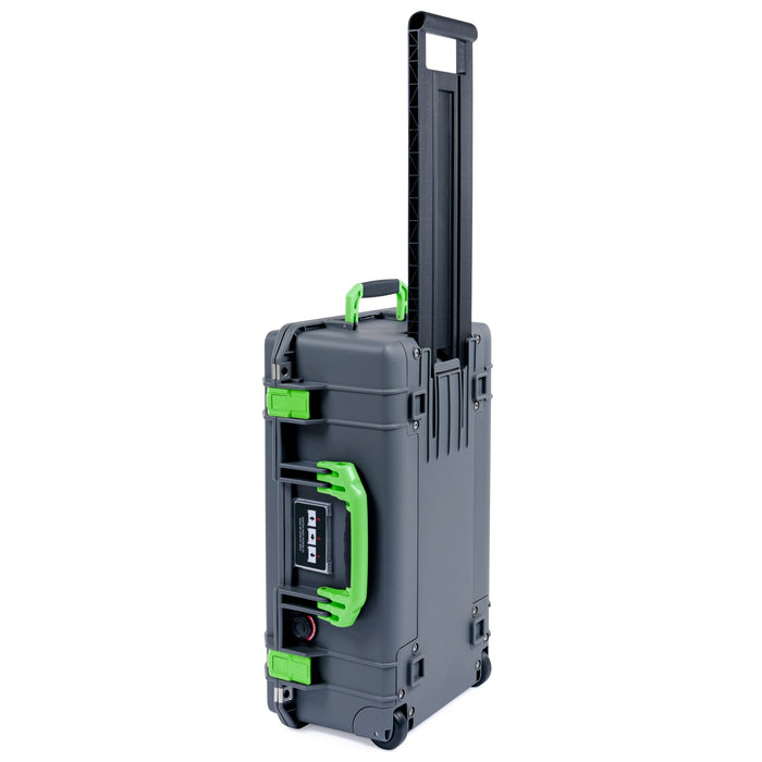 Pelican 1535 Air Carry - on Case - Charcoal & Lime Green - Empty