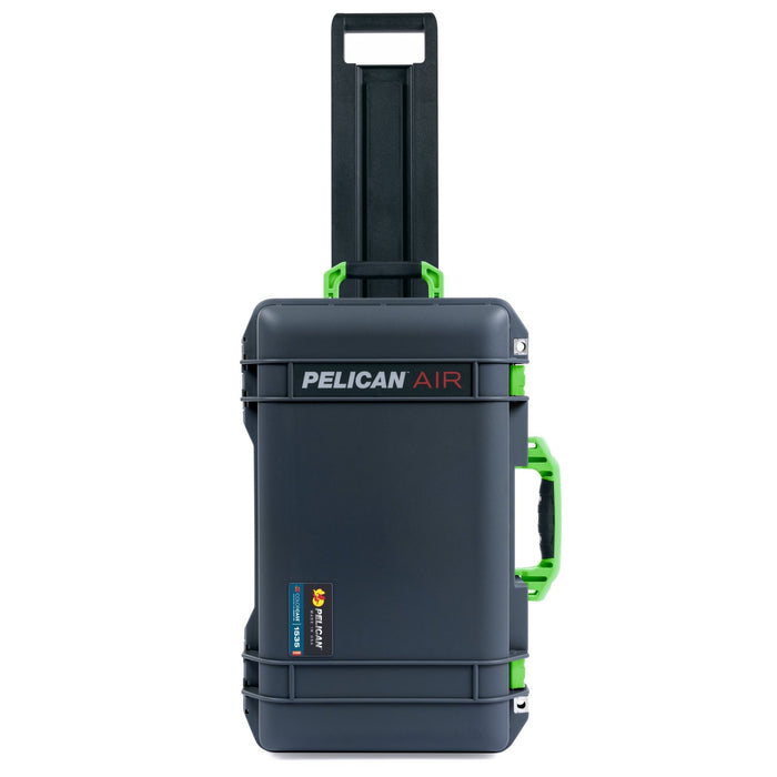 Pelican 1535 Air Carry - on Case - Charcoal & Lime Green - Empty