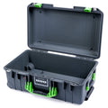 Pelican 1535 Air Carry - on Case - Charcoal & Lime Green - Empty