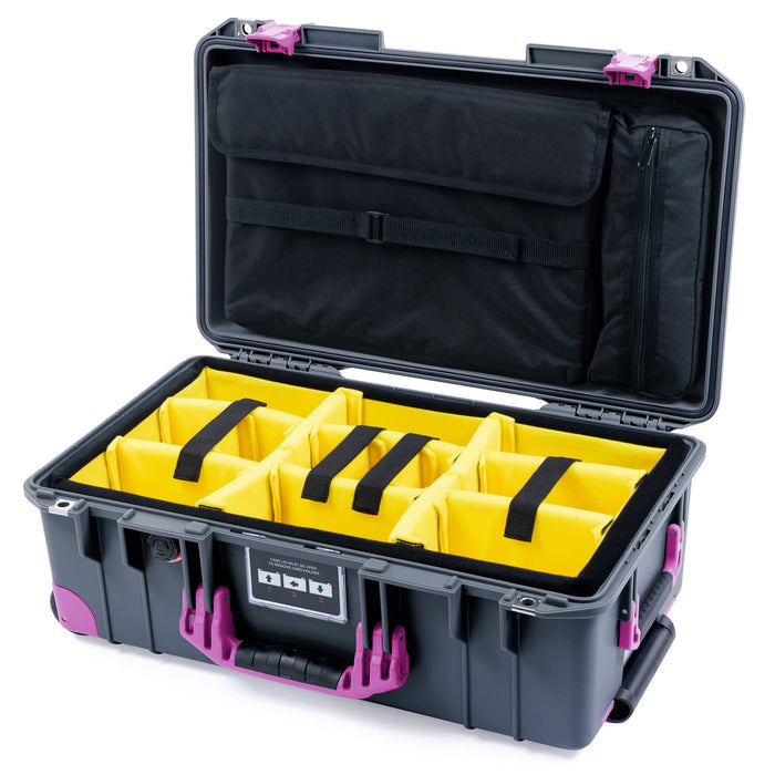 Yellow Padded Dividers / Computer Lid Pouch