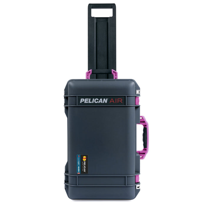 Pelican 1535 Air Carry - on Case - Charcoal & Magenta - Empty