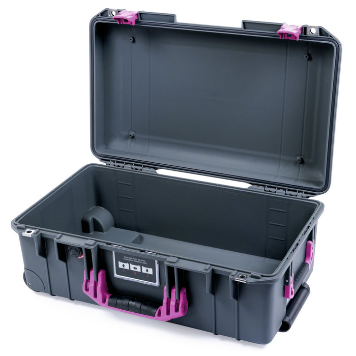 Pelican 1535 Air Carry - on Case - Charcoal & Magenta - Empty