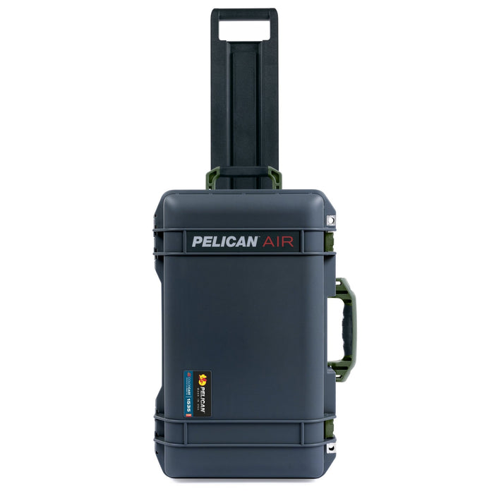 Pelican 1535 Air Carry - on Case - Charcoal & OD Green - Empty