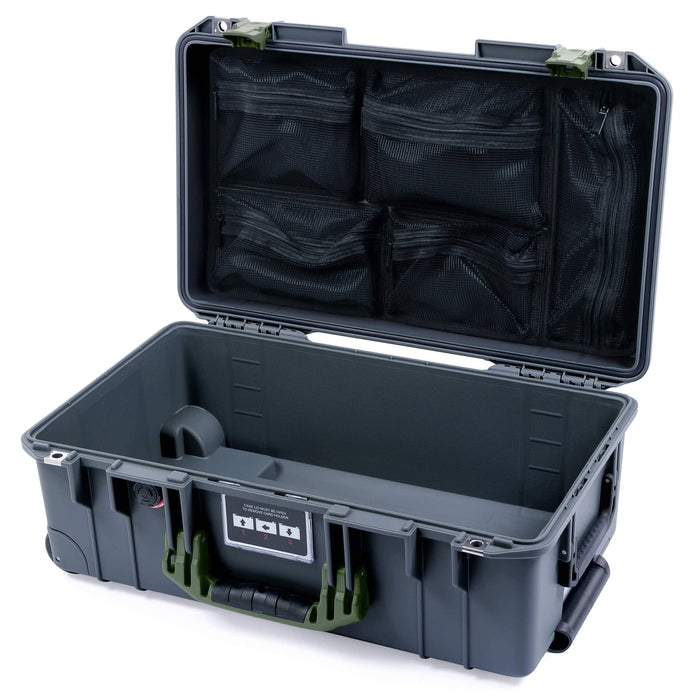 Pelican 1535 Air Carry - on Case - Charcoal & OD Green - Mesh Lid Organizer Only