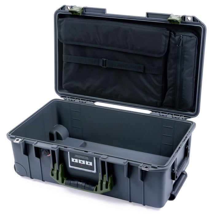 Pelican 1535 Air Carry - on Case - Charcoal & OD Green - Computer Lid Organizer Only