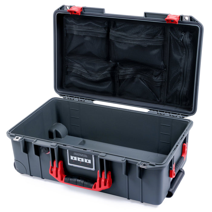 Pelican 1535 Air Carry - on Case - Charcoal & Red - Mesh Lid Organizer Only