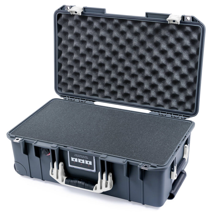Pelican 1535 Air Carry - on Case - Charcoal & White - Pick & Pluck Foam / Convoluted Lid Foam