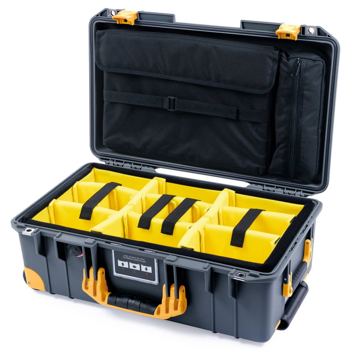 Yellow Padded Dividers / Computer Lid Pouch