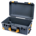 Pelican 1535 Air Carry - on Case - Charcoal & Yellow Trolley - Empty