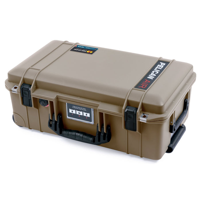 Pelican 1535 Air Carry - on Case - Dark Desert Dirt & Black - Empty