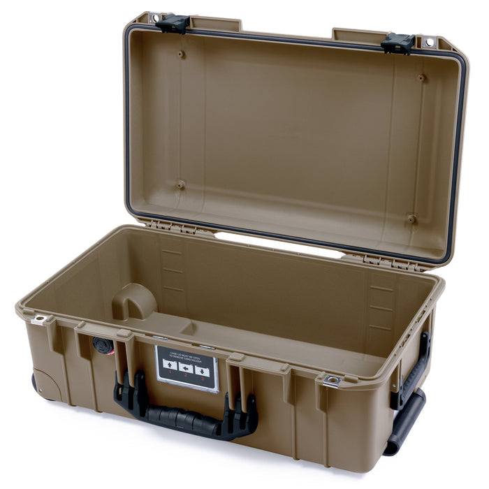 Pelican 1535 Air Carry - on Case - Dark Desert Dirt & Black - Empty