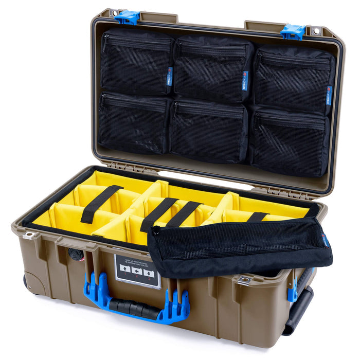 Yellow Padded Dividers / 7-Pcs Removable Mesh Lid