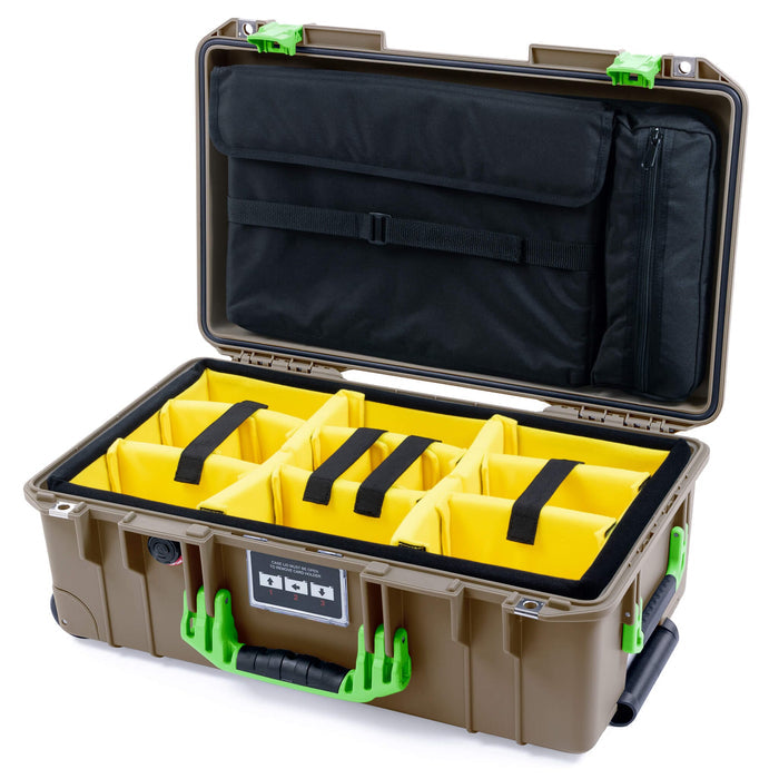 Yellow Padded Dividers / Computer Lid Pouch