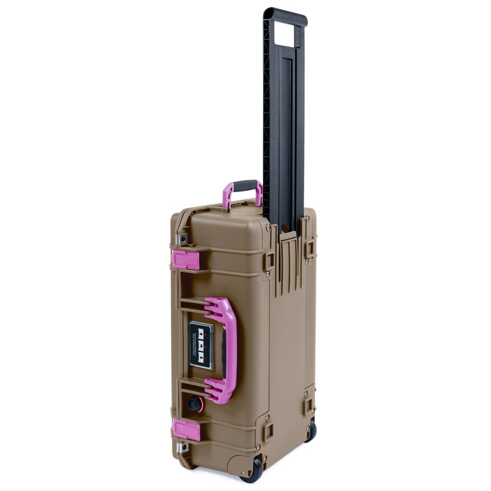 Pelican 1535 Air Carry - on Case - Dark Desert Dirt & Magenta - Empty