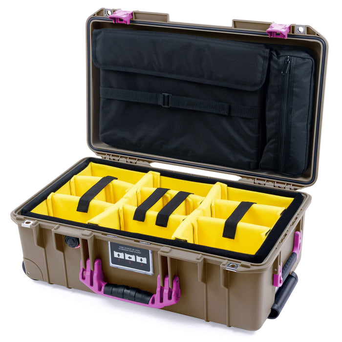 Yellow Padded Dividers / Computer Lid Pouch