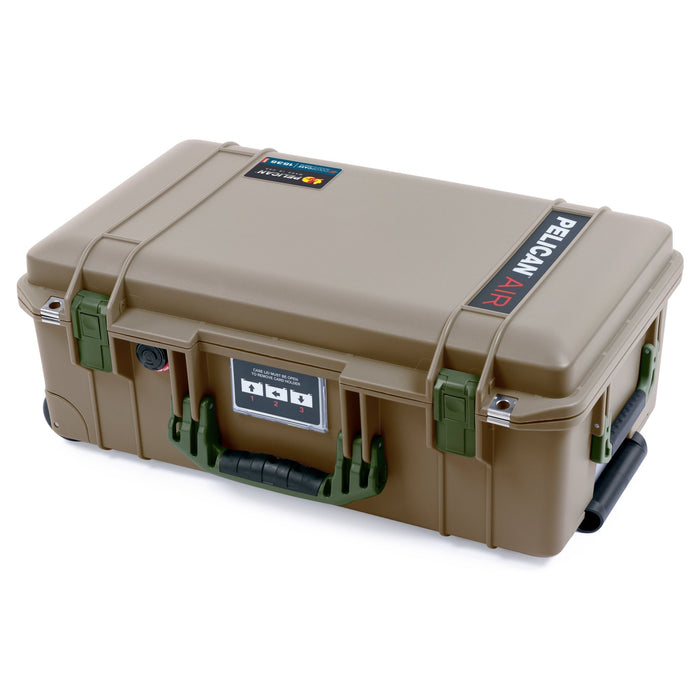 Pelican 1535 Air Carry - on Case - Dark Desert Dirt & OD Green - Empty