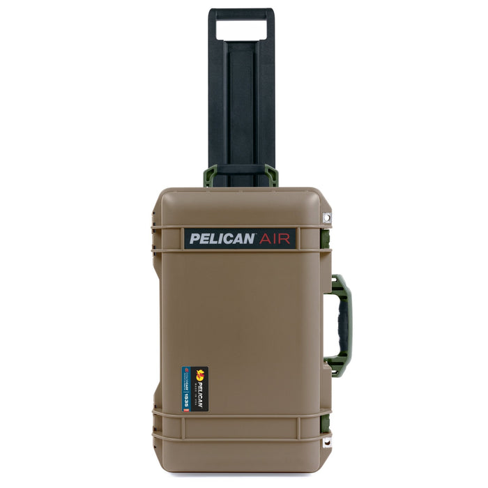 Pelican 1535 Air Carry - on Case - Dark Desert Dirt & OD Green - Empty