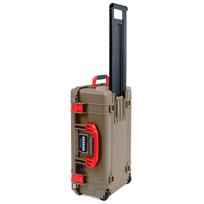 Pelican 1535 Air Carry - on Case - Dark Desert Dirt & Red - Empty
