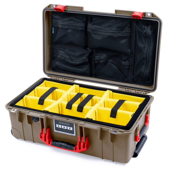 Yellow Padded Dividers / Mesh Lid Organizer