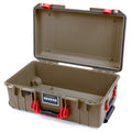 Pelican 1535 Air Carry - on Case - Dark Desert Dirt & Red - Empty