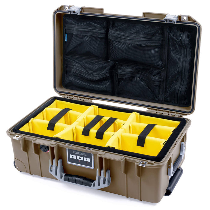 Yellow Padded Dividers / Mesh Lid Organizer