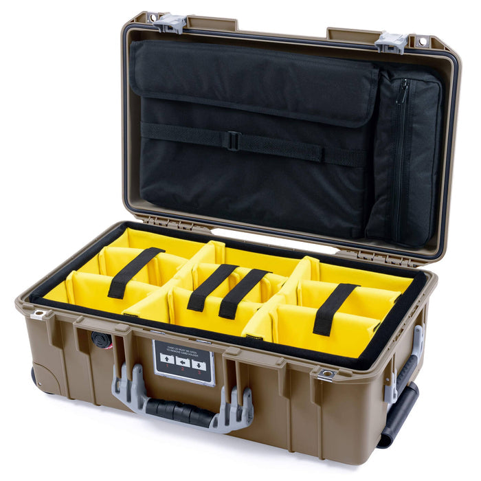 Yellow Padded Dividers / Computer Lid Pouch