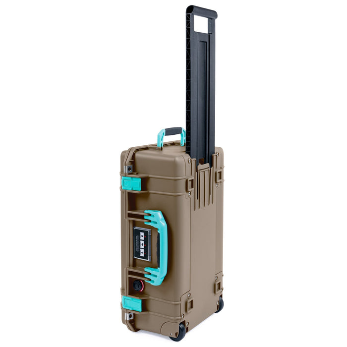 Pelican 1535 Air Carry - on Case - Dark Desert Dirt & Teal - Empty