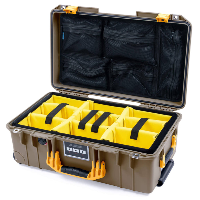 Yellow Padded Dividers / Mesh Lid Organizer